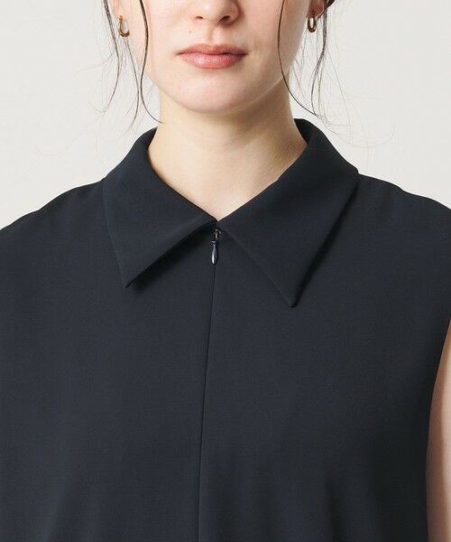 BEAUTY&YOUTH UNITED ARROWS / ビューティー&ユース ユナイテッドアローズ ロング・マキシ丈ワンピース | 【WEB限定 Wardrobe DAILY MINIMAL】ダブルクロス スキッパーワンピース ウォッシャブル | 詳細16