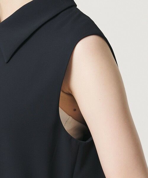 BEAUTY&YOUTH UNITED ARROWS / ビューティー&ユース ユナイテッドアローズ ロング・マキシ丈ワンピース | 【WEB限定 Wardrobe DAILY MINIMAL】ダブルクロス スキッパーワンピース ウォッシャブル | 詳細17