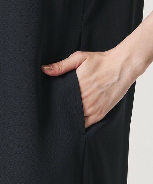 BEAUTY&YOUTH UNITED ARROWS / ビューティー&ユース ユナイテッドアローズ ロング・マキシ丈ワンピース | 【WEB限定 Wardrobe DAILY MINIMAL】ダブルクロス スキッパーワンピース ウォッシャブル | 詳細18