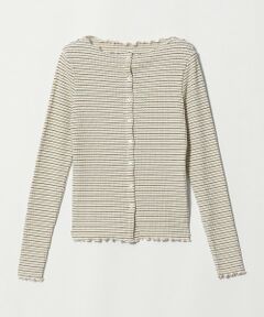 BEAUTY&YOUTH UNITED ARROWS / ビューティー&ユース ユナイテッドアローズ カーディガン・ボレロ | コットン タックリブ ボーダー＆ソリッド カーディガン
