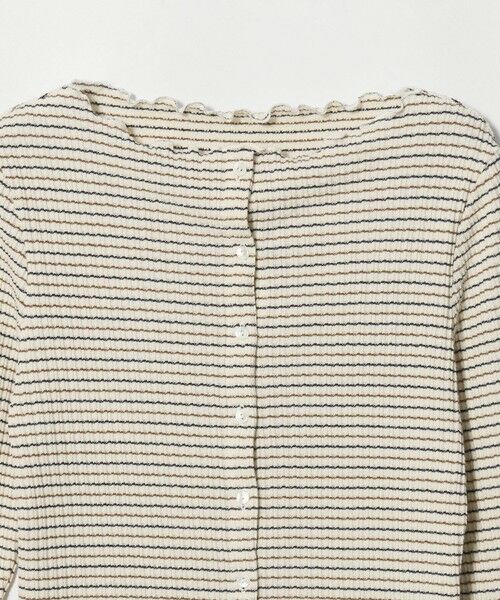 BEAUTY&YOUTH UNITED ARROWS / ビューティー&ユース ユナイテッドアローズ カーディガン・ボレロ | コットン タックリブ ボーダー＆ソリッド カーディガン | 詳細2