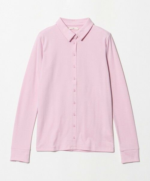 BEAUTY&YOUTH UNITED ARROWS / ビューティー&ユース ユナイテッドアローズ カーディガン・ボレロ | ＜ONIT＞コットン タイト カットソー シャツカーディガン（LT.PINK）