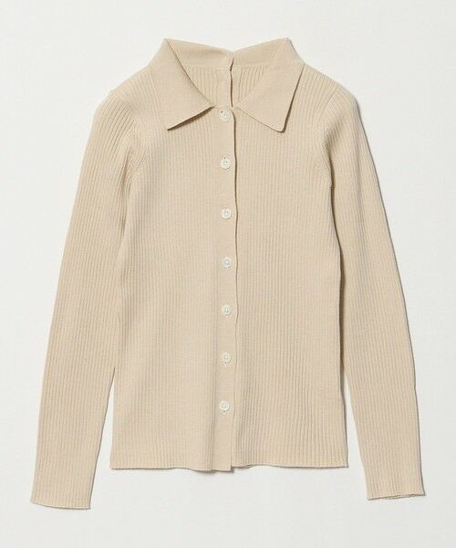 BEAUTY&YOUTH UNITED ARROWS / ビューティー&ユース ユナイテッドアローズ カーディガン・ボレロ | ポリエステルブレンド ２WAY シャツカーディガン ウォッシャブル（OFF WHITE）