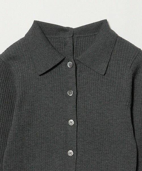 BEAUTY&YOUTH UNITED ARROWS / ビューティー&ユース ユナイテッドアローズ カーディガン・ボレロ | ポリエステルブレンド ２WAY シャツカーディガン ウォッシャブル | 詳細4