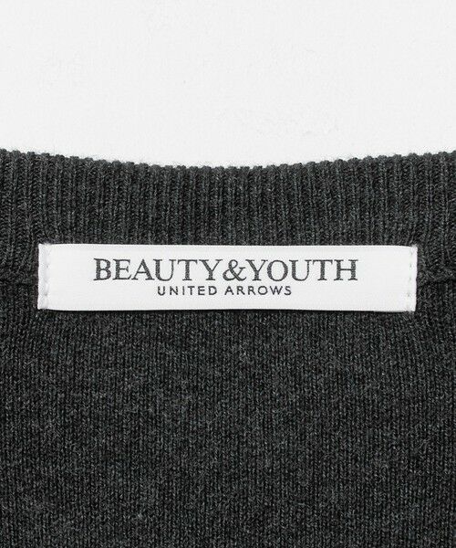 BEAUTY&YOUTH UNITED ARROWS / ビューティー&ユース ユナイテッドアローズ カーディガン・ボレロ | コットンウール スムース クルーネック カーディガン ウォッシャブル | 詳細8