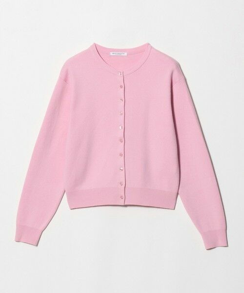 BEAUTY&YOUTH UNITED ARROWS / ビューティー&ユース ユナイテッドアローズ カーディガン・ボレロ | コットンウール スムース クルーネック カーディガン ウォッシャブル（PINK）