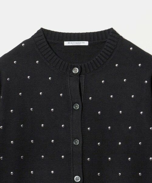 BEAUTY&YOUTH UNITED ARROWS / ビューティー&ユース ユナイテッドアローズ カーディガン・ボレロ | メタルパーツ クルーネック カーディガン ウォッシャブル | 詳細2