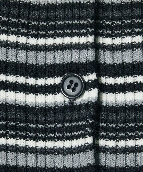 BEAUTY&YOUTH UNITED ARROWS / ビューティー&ユース ユナイテッドアローズ カーディガン・ボレロ | 【WEB限定 Wardrobe DAILY MINIMAL】ボーダー ペプラムニットカーディガン | 詳細7