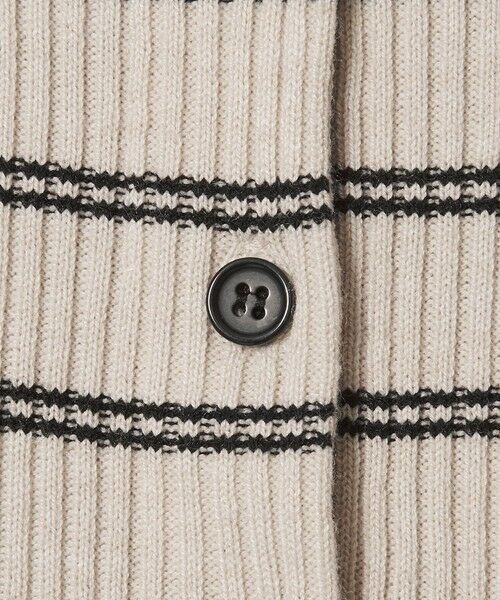 BEAUTY&YOUTH UNITED ARROWS / ビューティー&ユース ユナイテッドアローズ カーディガン・ボレロ | 【WEB限定 Wardrobe DAILY MINIMAL】ボーダー ペプラムニットカーディガン | 詳細15