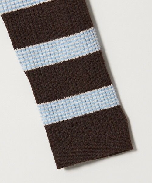 BEAUTY&YOUTH UNITED ARROWS / ビューティー&ユース ユナイテッドアローズ カーディガン・ボレロ | 【WEB限定 Wardrobe DAILY MINIMAL】ボーダー ペプラムニットカーディガン | 詳細24