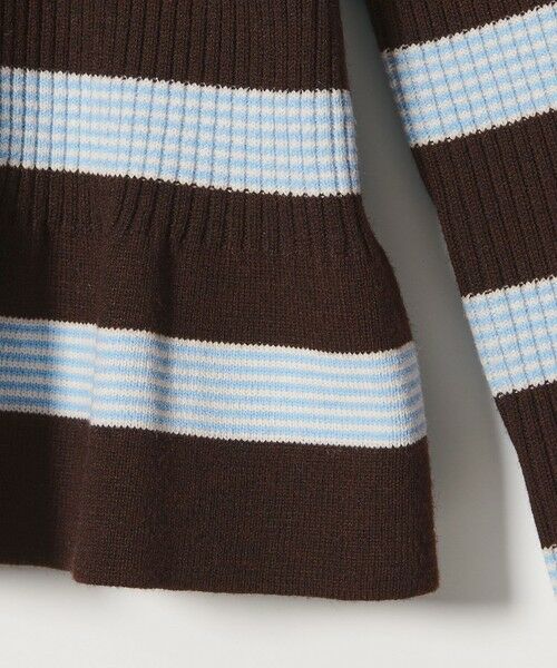 BEAUTY&YOUTH UNITED ARROWS / ビューティー&ユース ユナイテッドアローズ カーディガン・ボレロ | 【WEB限定 Wardrobe DAILY MINIMAL】ボーダー ペプラムニットカーディガン | 詳細25