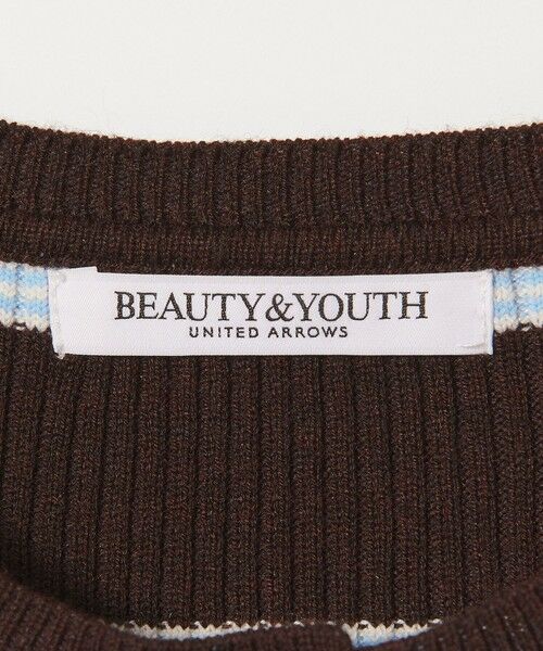 BEAUTY&YOUTH UNITED ARROWS / ビューティー&ユース ユナイテッドアローズ カーディガン・ボレロ | 【WEB限定 Wardrobe DAILY MINIMAL】ボーダー ペプラムニットカーディガン | 詳細27