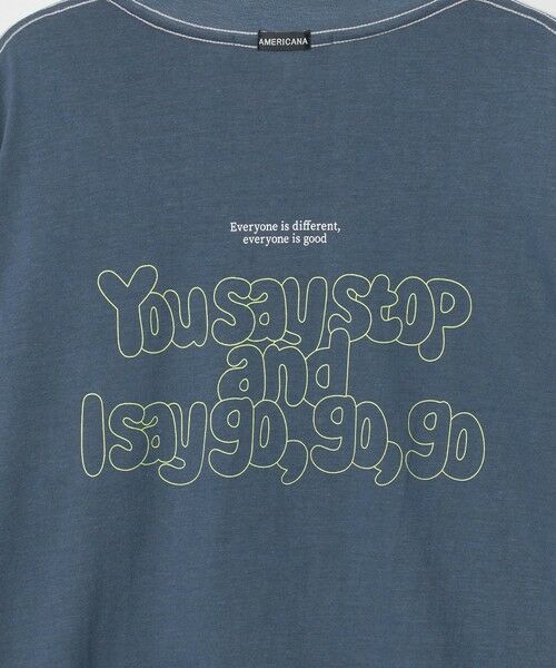 BEAUTY&YOUTH UNITED ARROWS / ビューティー&ユース ユナイテッドアローズ Tシャツ | ＜Americana＞プリント チュニックTシャツ | 詳細9