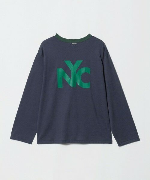 BEAUTY&YOUTH UNITED ARROWS / ビューティー&ユース ユナイテッドアローズ Tシャツ | ＜Americana＞ロゴ リンガーTシャツ | 詳細1