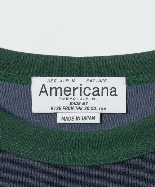 BEAUTY&YOUTH UNITED ARROWS / ビューティー&ユース ユナイテッドアローズ Tシャツ | ＜Americana＞ロゴ リンガーTシャツ | 詳細8