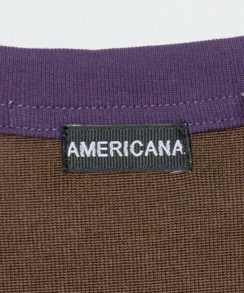 BEAUTY&YOUTH UNITED ARROWS / ビューティー&ユース ユナイテッドアローズ Tシャツ | ＜Americana＞ナンバリング リンガーTシャツ | 詳細5