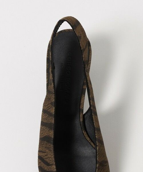 BEAUTY&YOUTH UNITED ARROWS / ビューティー&ユース ユナイテッドアローズ サンダル | ＜CORSO ROMA 9＞ゼブラ ポインテッド バックストラップ ミュール | 詳細6