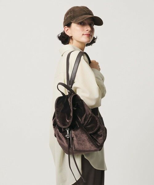 BEAUTY&YOUTH UNITED ARROWS / ビューティー&ユース ユナイテッドアローズ リュック・バックパック | ベルベット ミニ リュック | 詳細8