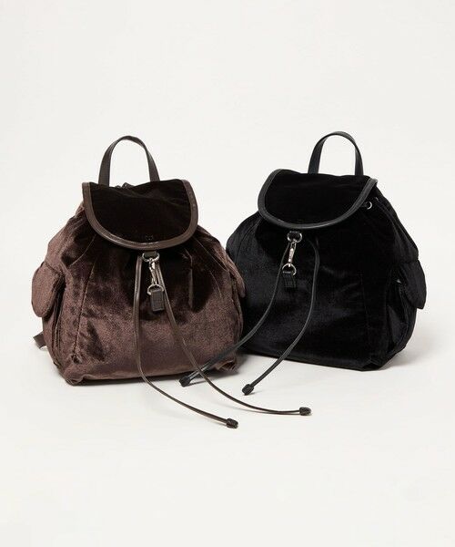 BEAUTY&YOUTH UNITED ARROWS / ビューティー&ユース ユナイテッドアローズ リュック・バックパック | ベルベット ミニ リュック | 詳細10