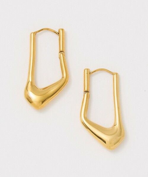BEAUTY&YOUTH UNITED ARROWS / ビューティー&ユース ユナイテッドアローズ ピアス・イヤリング | ＜SOAC＞Pond プレート ピアス（GOLD）
