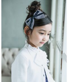 BeBe / べべ アクセサリー | ストライプ  リボ ン カチューシャ