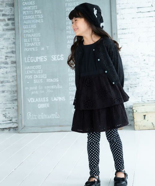 セール モノトーン ドット レギンス 80cm 150cm レギンス スパッツ Bebe べべ ファッション通販 タカシマヤファッション スクエア