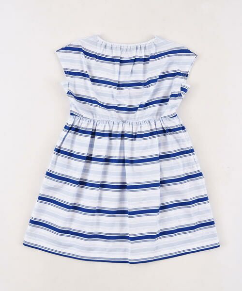 セール ボーダー チュール フラワー ワンピース フラワーモチーフ付き 80cm 150cm シャツ ブラウス Bebe べべ ファッション通販 タカシマヤファッションスクエア