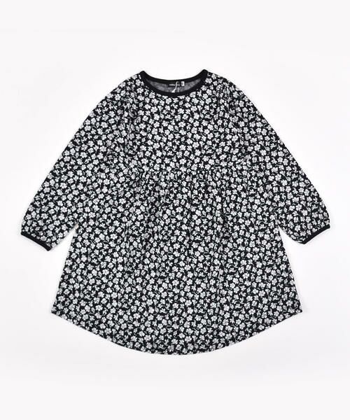 セール 花柄 ジャガード ラウンドヘム ギャザー 裾ライン ワンピース 80cm 140cm ワンピース Bebe べべ ファッション通販 タカシマヤファッションスクエア
