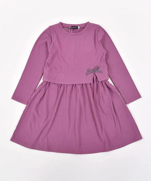 セール スリット入り ギャザー リボン レイヤード風 ワンピース 90cm 140cm ワンピース Bebe べべ ファッション通販 タカシマヤファッションスクエア