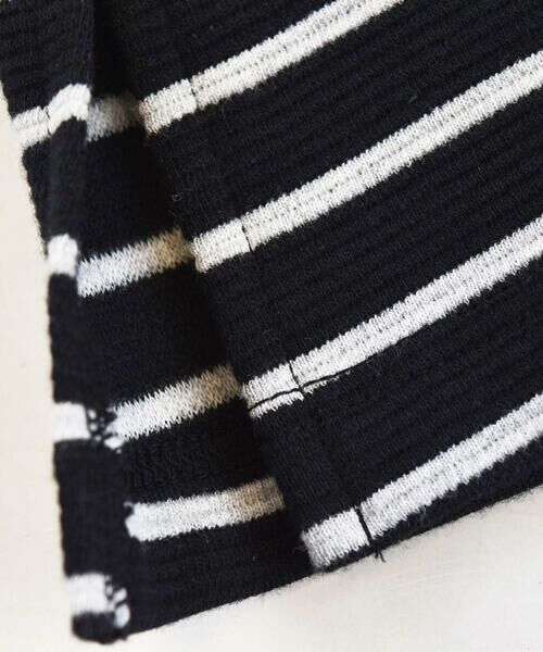 セール ボーダー リボン 付き リップル 長袖 ワンピース 80cm 150cm ワンピース Bebe べべ ファッション通販 タカシマヤファッションスクエア