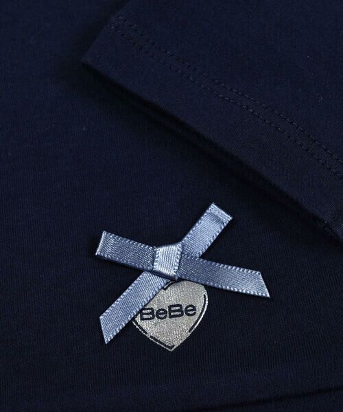 BeBe / べべ Tシャツ | スムースレース 衿 後ろ ホック Tシャツ（90～150cm） | 詳細3