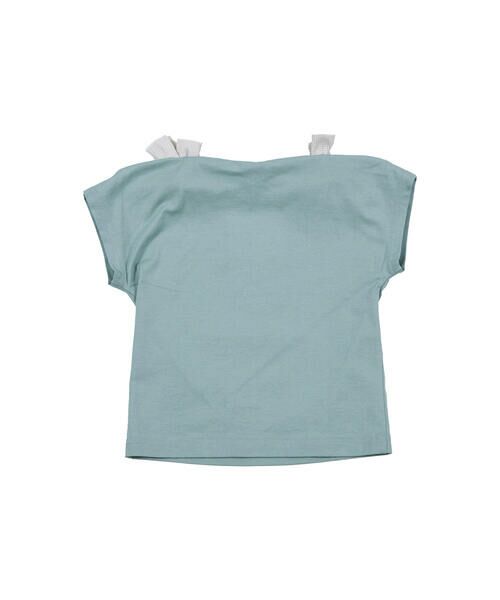 BeBe / べべ Tシャツ | 肩 あき リボン 付き ロゴ  チョウチョ プリント  Tシャツ（80〜150cm） | 詳細14