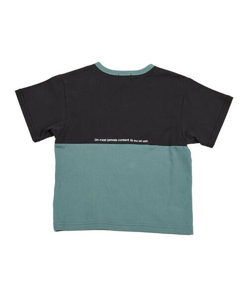 BeBe / べべ Tシャツ | USA コットン 切り替え BIG Tシャツ（80〜150cm） | 詳細17