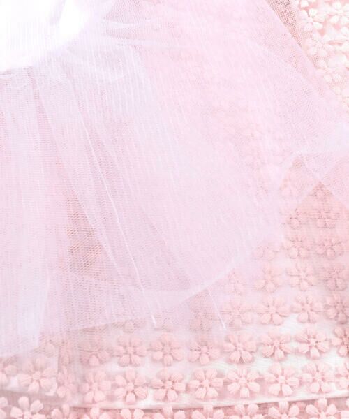 セール パニエ 付き ボタニカル 刺繍 リボン ドレス 100 140cm ワンピース Bebe べべ ファッション通販 タカシマヤファッションスクエア