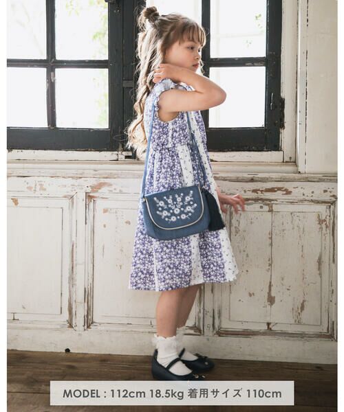 セール パッチワーク 風 フラワー プリント ワンピース 90 140cm ワンピース Bebe べべ ファッション通販 タカシマヤファッションスクエア