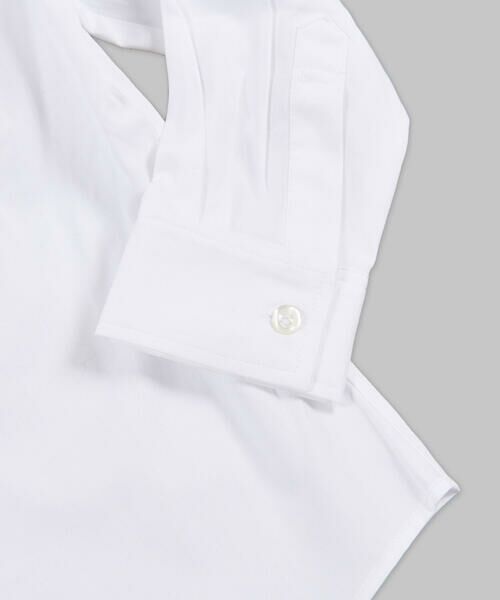 BeBe / べべ シャツ・ブラウス | ピンポイント ホワイト 白 長袖 シャツ(110~130cm) | 詳細4