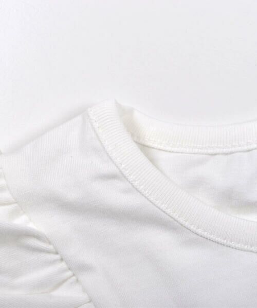 BeBe / べべ Tシャツ | プリント 切り替え テンジク  フラワー Tシャツ（90〜140cm） | 詳細3