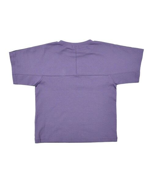 BeBe / べべ Tシャツ | ラインプリント 入り 切り替え 発泡 プリント BIG シルエット Tシャツ（90〜150cm） | 詳細18
