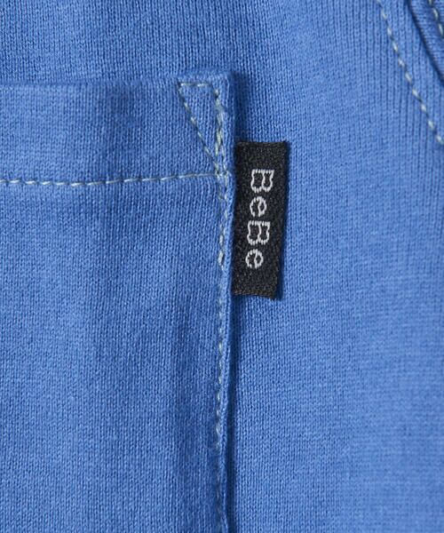 BeBe / べべ Tシャツ | 【USA コットン】 配色 ステッチ ロゴ プリント  Tシャツ（90〜150cm） | 詳細19