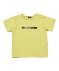 【リユース 天竺】 フード モチーフ ロゴ プリント Tシャツ（80〜150cm）