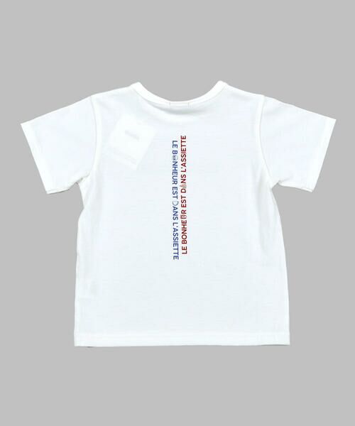 BeBe / べべ Tシャツ | 【リユース 天竺】 フード モチーフ ロゴ プリント Tシャツ（80〜150cm） | 詳細7
