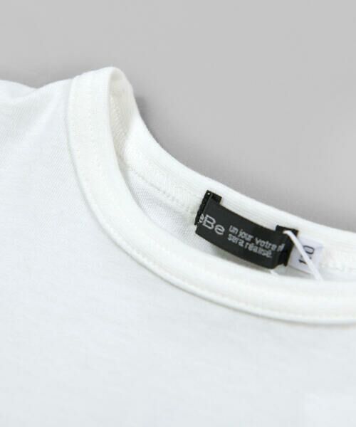 BeBe / べべ Tシャツ | 【リユース 天竺】 フード モチーフ ロゴ プリント Tシャツ（80〜150cm） | 詳細9