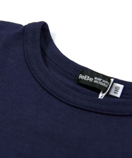 BeBe / べべ Tシャツ | 【リユース 天竺】 フード モチーフ ロゴ プリント Tシャツ（80〜150cm） | 詳細14