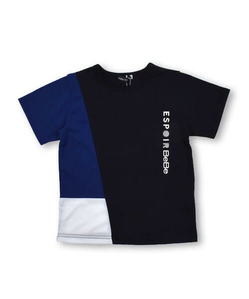 BeBe / べべ Tシャツ | 配色 切り替え 強撚　スムース Tシャツ（90～140cm） | 詳細6