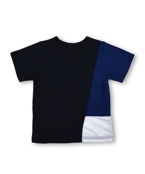 BeBe / べべ Tシャツ | 配色 切り替え 強撚　スムース Tシャツ（90～140cm） | 詳細7