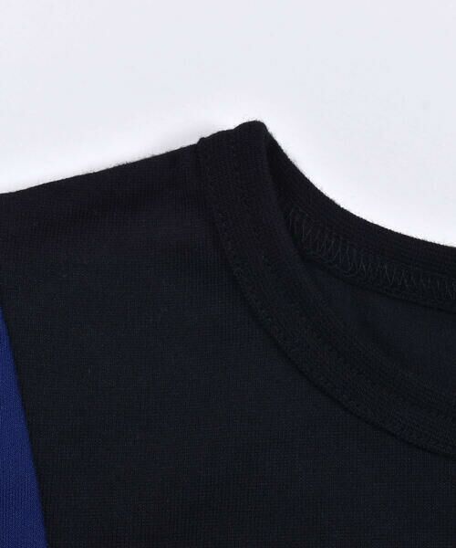 BeBe / べべ Tシャツ | 配色 切り替え 強撚　スムース Tシャツ（90～140cm） | 詳細8