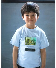 バック フォト プリント レギュラー Tシャツ（80〜150cm）