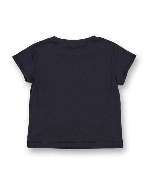 BeBe / べべ Tシャツ | USA コットン グリッター プリント ロゴ  Tシャツ（80〜150cm） | 詳細14
