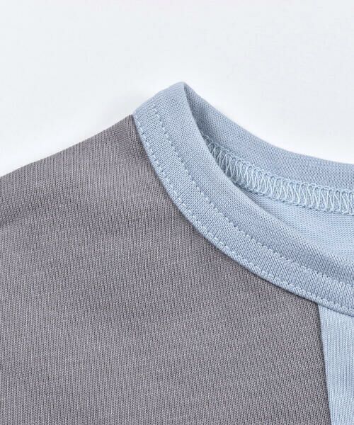 BeBe / べべ Tシャツ | チェック ストライプ 切り替え 半袖 Tシャツ （90〜140cm） | 詳細13