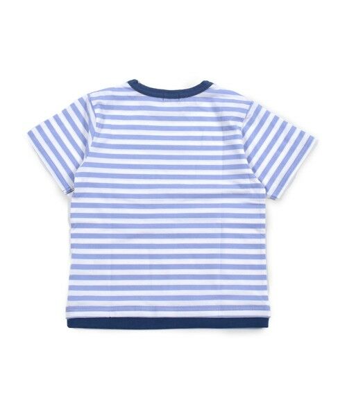 BeBe / べべ Tシャツ | HAPPY ボーダー ロゴ プリント 半袖 Tシャツ （90〜150cm） | 詳細6